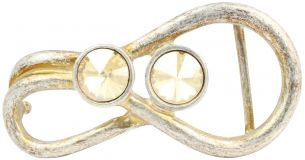 Gürtelschnalle Glittering Loop 4,0 cm Oro vecchio