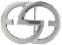 Gürtelschnalle Emilia 3,0 cm Silber glänzend