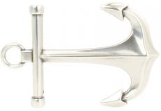 Gürtelschnalle Der Anker 3,0 cm Silber