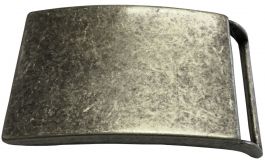 Gürtelschnalle 4,0 cm Altsilber