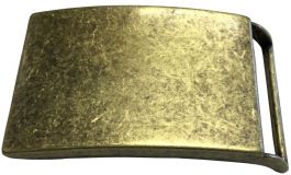 Gürtelschnalle 4,0 cm Altmessing