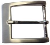 Gürtelschnalle 4,0 cm Silber