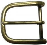 Gürtelschnalle 4,0 cm Altmessing