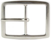 Gürtelschnalle 4,5 cm Altsilber