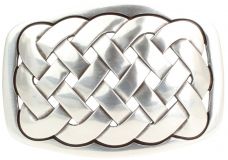 Gürtelschnalle Node 4,0 cm Silber