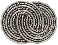 Gürtelschnalle Saragossa 4,0 cm Silber