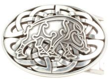Gürtelschnalle Keiler 4,0 cm Silber