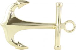 Gürtelschnalle Der Anker 4,0 cm Gold Glänzend