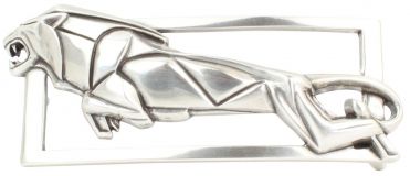 Gürtelschnalle Löwe 4,0 cm Silber