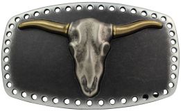 Gürtelschnalle Boss Bull 4,0 cm Schwarz