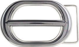 Gürtelschnalle Pantin 4,0 cm Silber