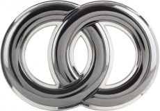 Gürtelschnalle Lorient 4,0 cm Silber