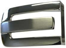 Gürtelschnalle 3,5cm Silber