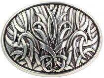 Gürtelschnalle Nature Only 4,0 cm Silber