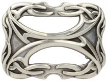 Gürtelschnalle Keltisch 4,0 cm Silber
