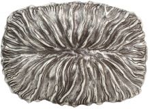 Gürtelschnalle Hills 4,0 cm Silber