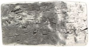 Gürtelschnalle Used Hammered 4,0 cm Silber