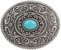 Gürtelschnalle Makatozanzan 4,0cm Silber