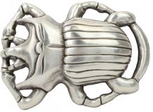 Gürtelschnalle Skarabäus 4,0 cm Silber