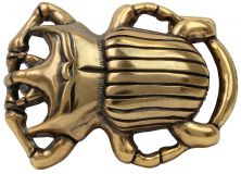 Gürtelschnalle Skarabäus 4,0 cm Gold