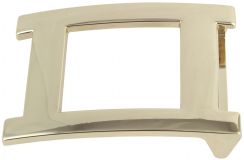 Gürtelschnalle Window 4,0 cm Gold Glänzend