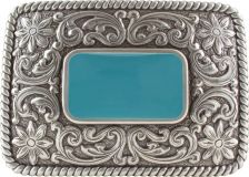 G�rtelschnalle Manito 4,0cm Silber