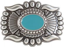 Gürtelschnalle Chantico 4,0cm Silber