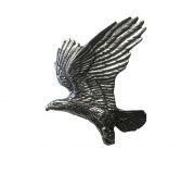 Ansteckpin Adler Altsilber