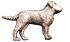 Ansteckpin Hund Altsilber