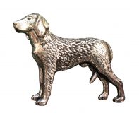 Ansteckpin Schwei�hund Altsilber