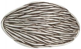Gürtelschnalle Verano 4,0 cm Altsilber