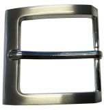 Gürtelschnalle 4,0 cm Silber