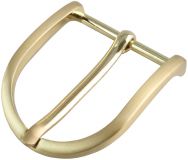 G�rtelschnalle rund 4,0 cm Gold matt