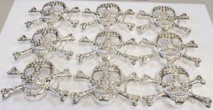 Gürtelschnallen Set 4,0cm Mehrfarbig