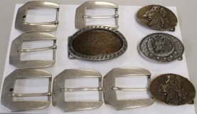 Gürtelschnallen Set Jagd 4,0cm Mehrfarbig