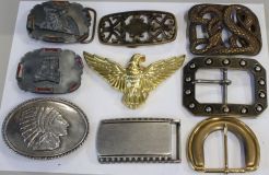 Gürtelschnallen Set 4,0cm Mehrfarbig