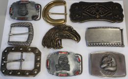 Gürtelschnallen Set 4,0cm Mehrfarbig