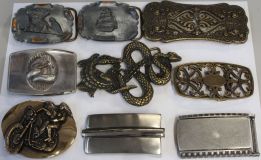 Gürtelschnallen Set 4,0cm Mehrfarbig