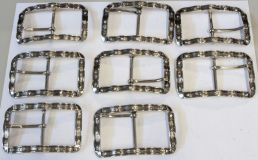 Gürtelschnallen Set 4,0cm Mehrfarbig