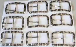 Gürtelschnallen Set 4,0cm Mehrfarbig