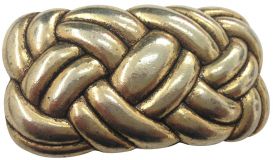 Gürtelschnalle Knoten 2,5cm Gold
