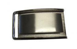 Gürtelschnalle Spezial Platte 3,0 cm Silber